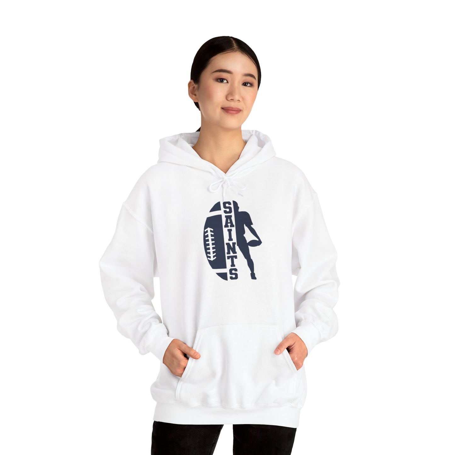 Saints Football Unisex Hooded Sweatshirt.