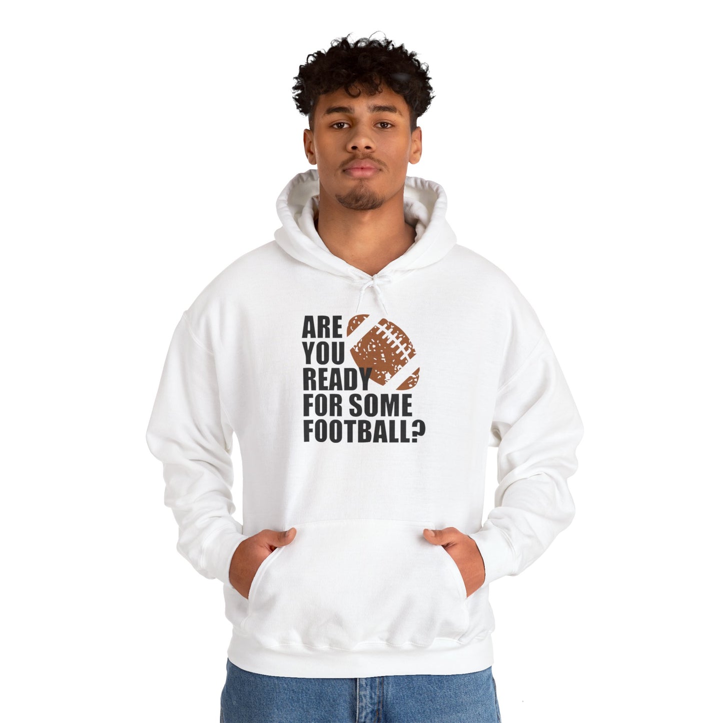 Football Unisex Hooded Sweatshirt..