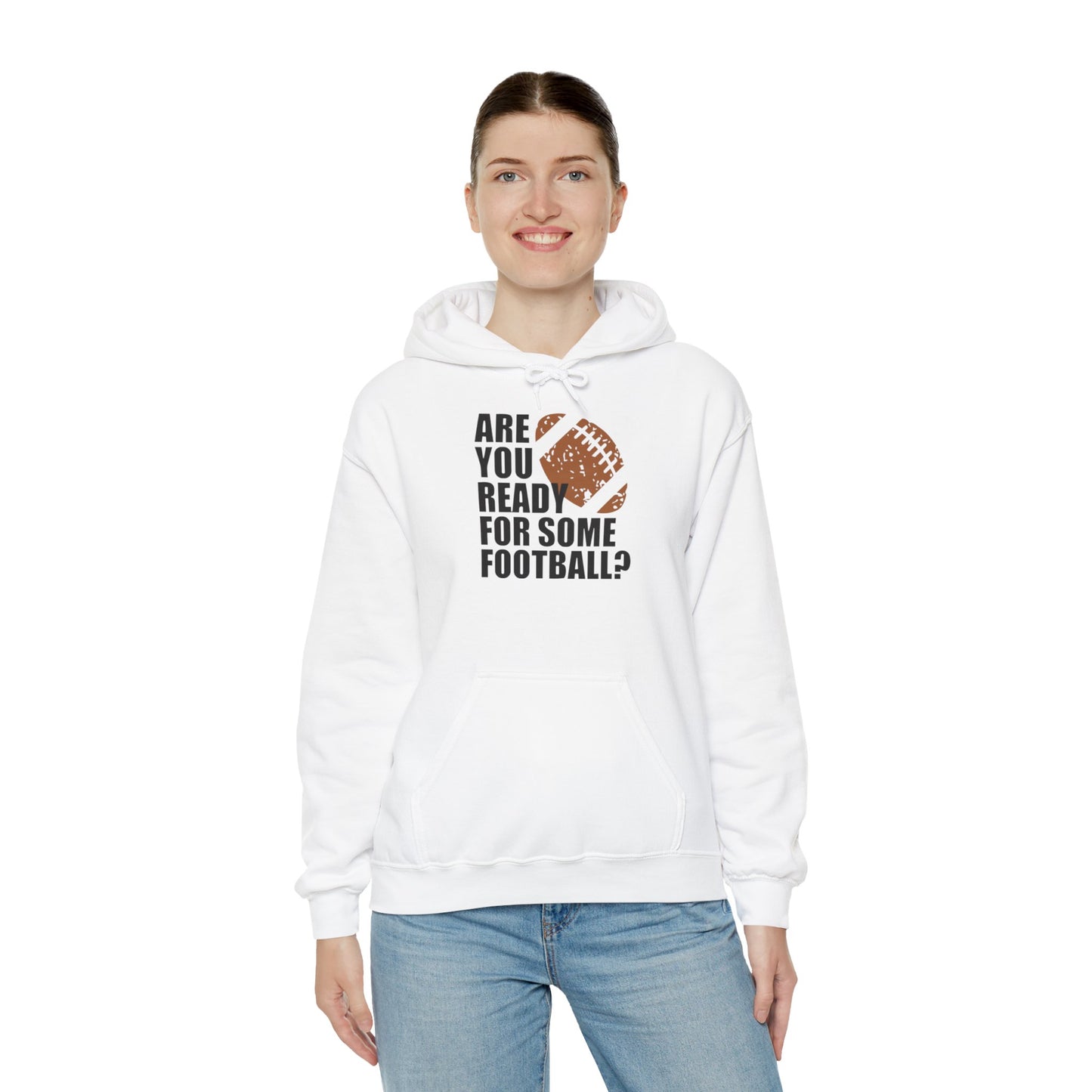 Football Unisex Hooded Sweatshirt..