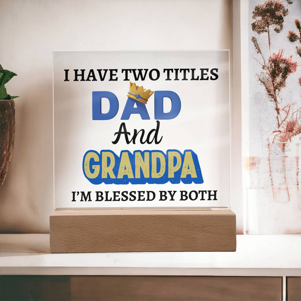 Father's Day I Have  2 Titles....