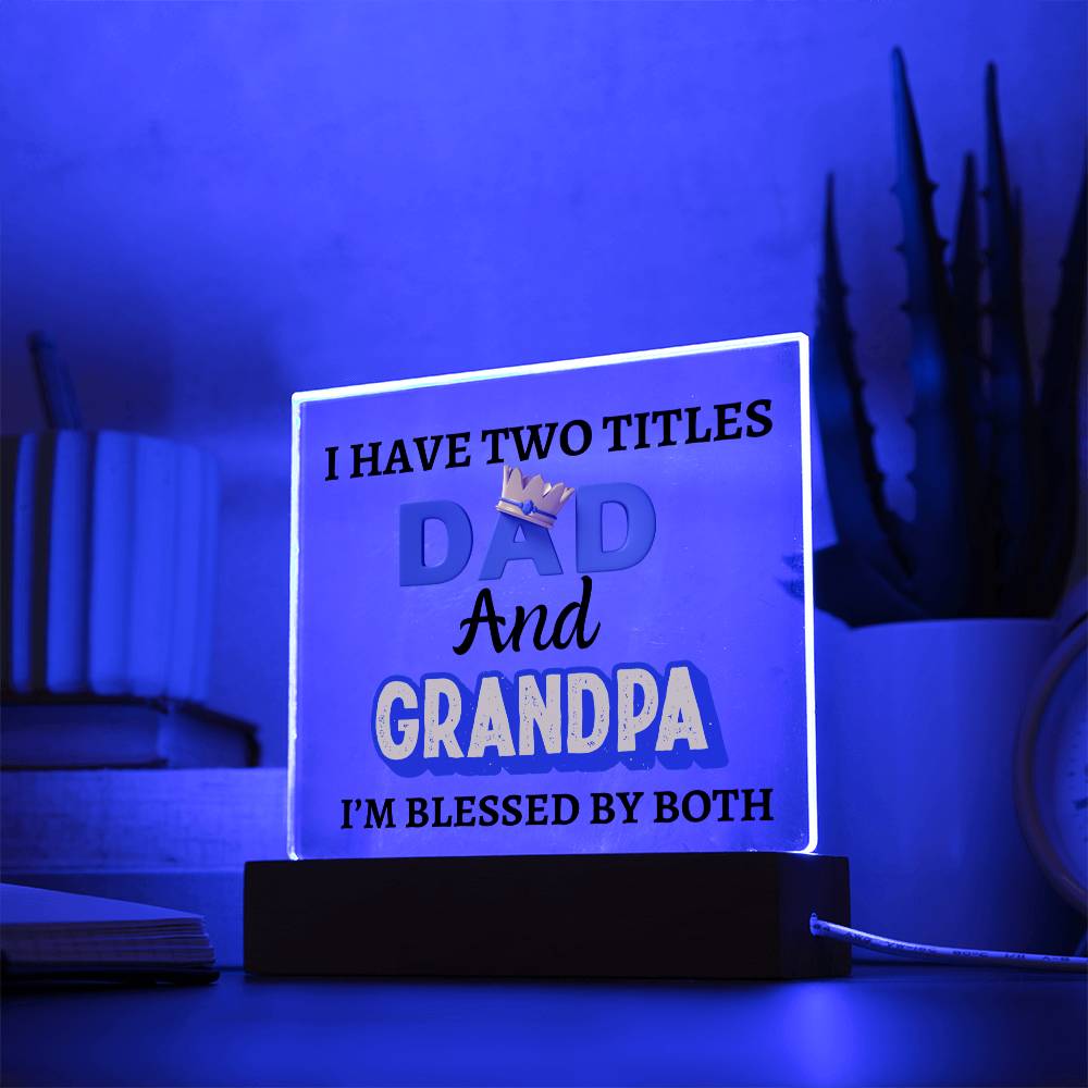 Father's Day I Have  2 Titles....